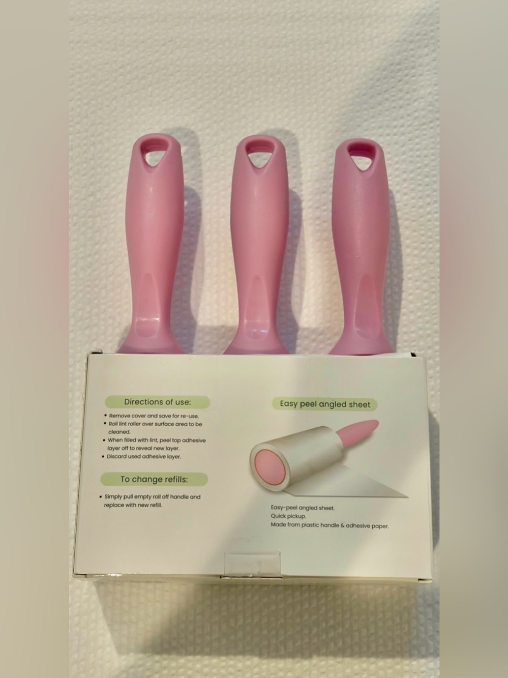 Colorful Pink Cats - Lint Roller x3 Pack - Picture 5 of 6